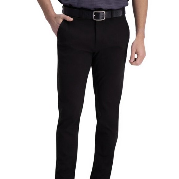 Haggar Men's The Active Series City Flex Slim Fit Straight